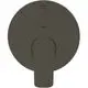 Badearmatur von Ideal Standard mit runder Rosette und einem Hebel zur Temperatur- und Strahlregulierung, in einem schlichten Design in Magnetic Grey.